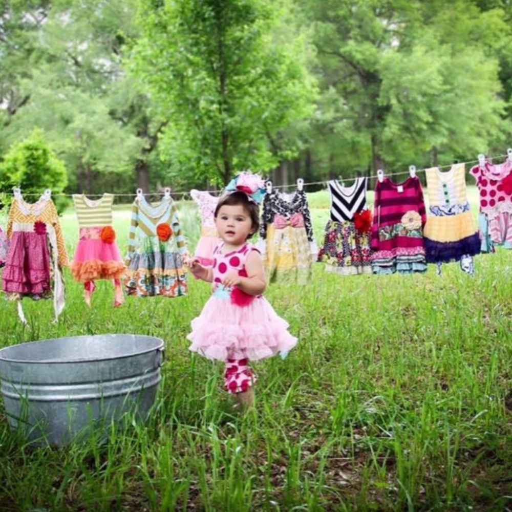 Giggle Moon Pink Polka Dot Tutu Dress